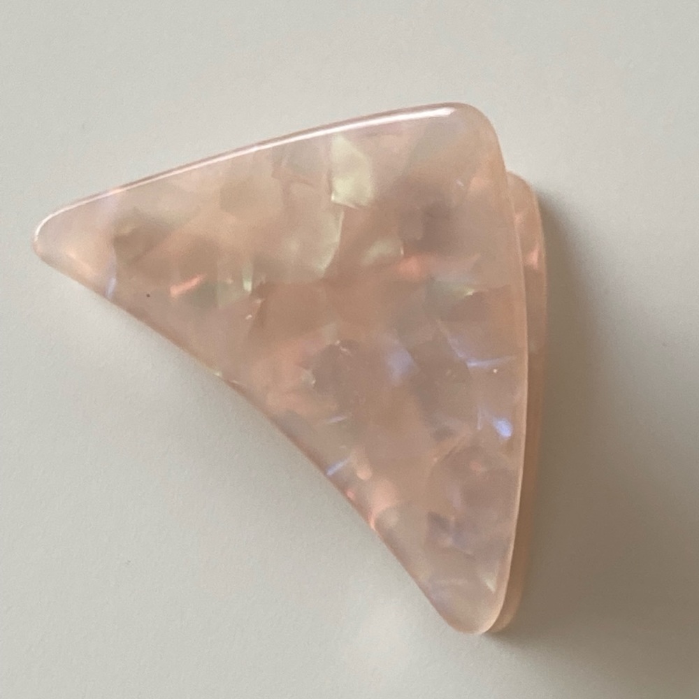NEW Pink stone hair clip